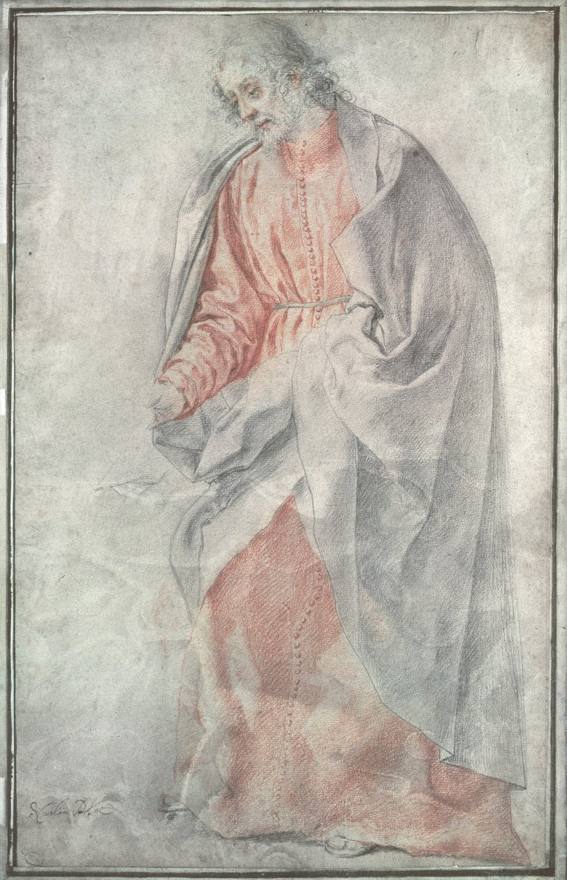 Apoštol, (pastel) od Carlo Dolci