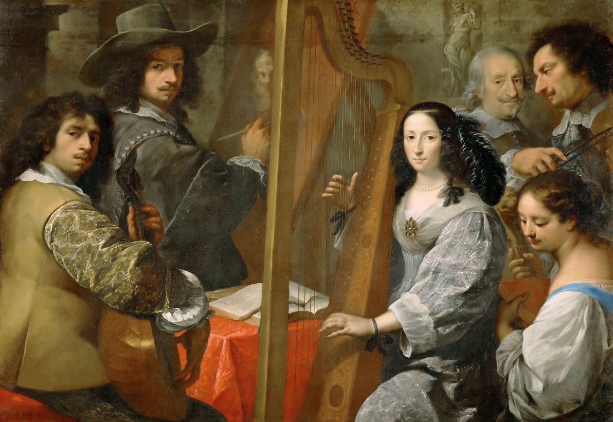 Autoportrét s rodinou, c. 1650. od Carlo Francesco Nuvolone