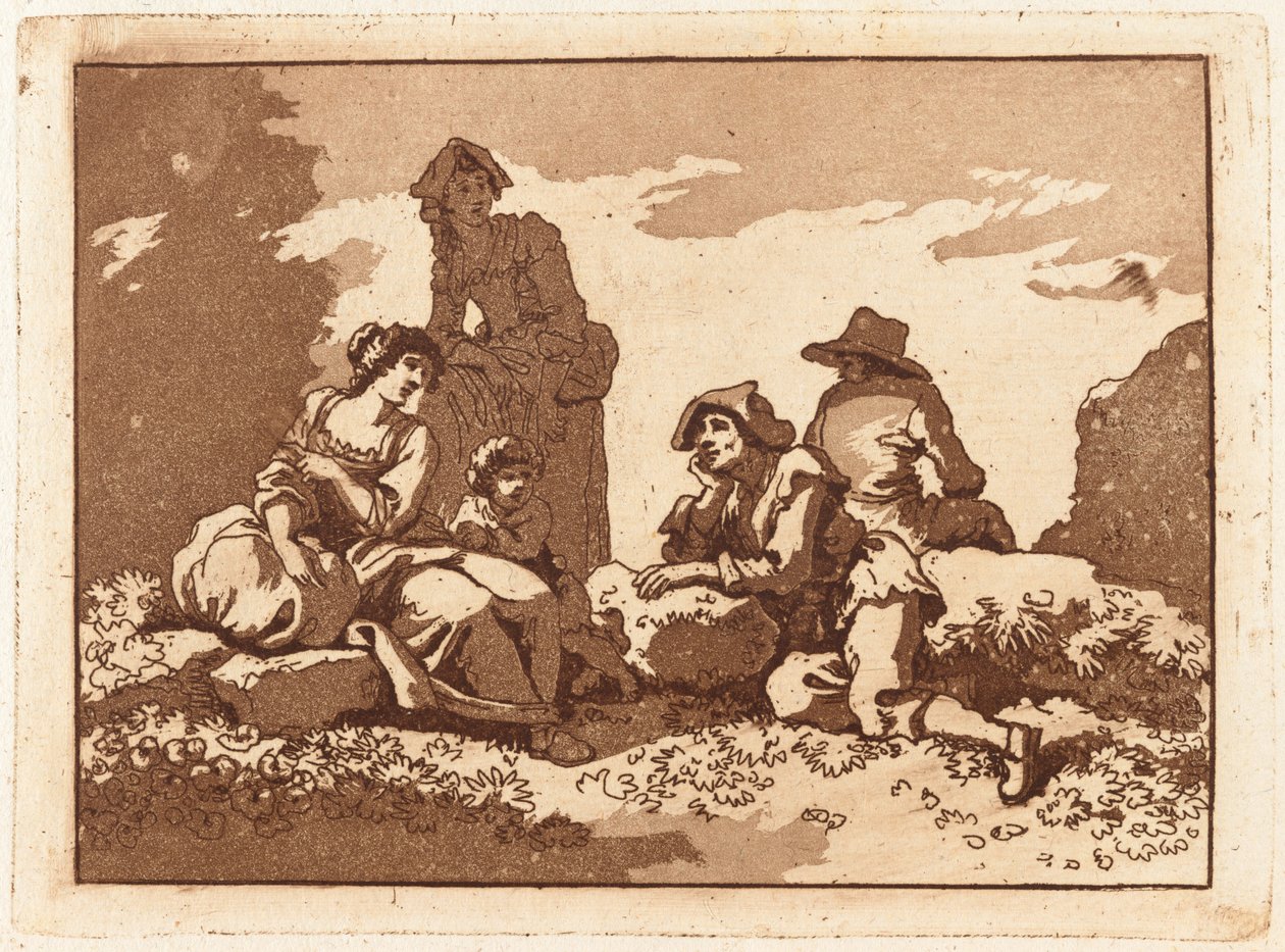 Rodina v klidu od Carlo Labruzzi