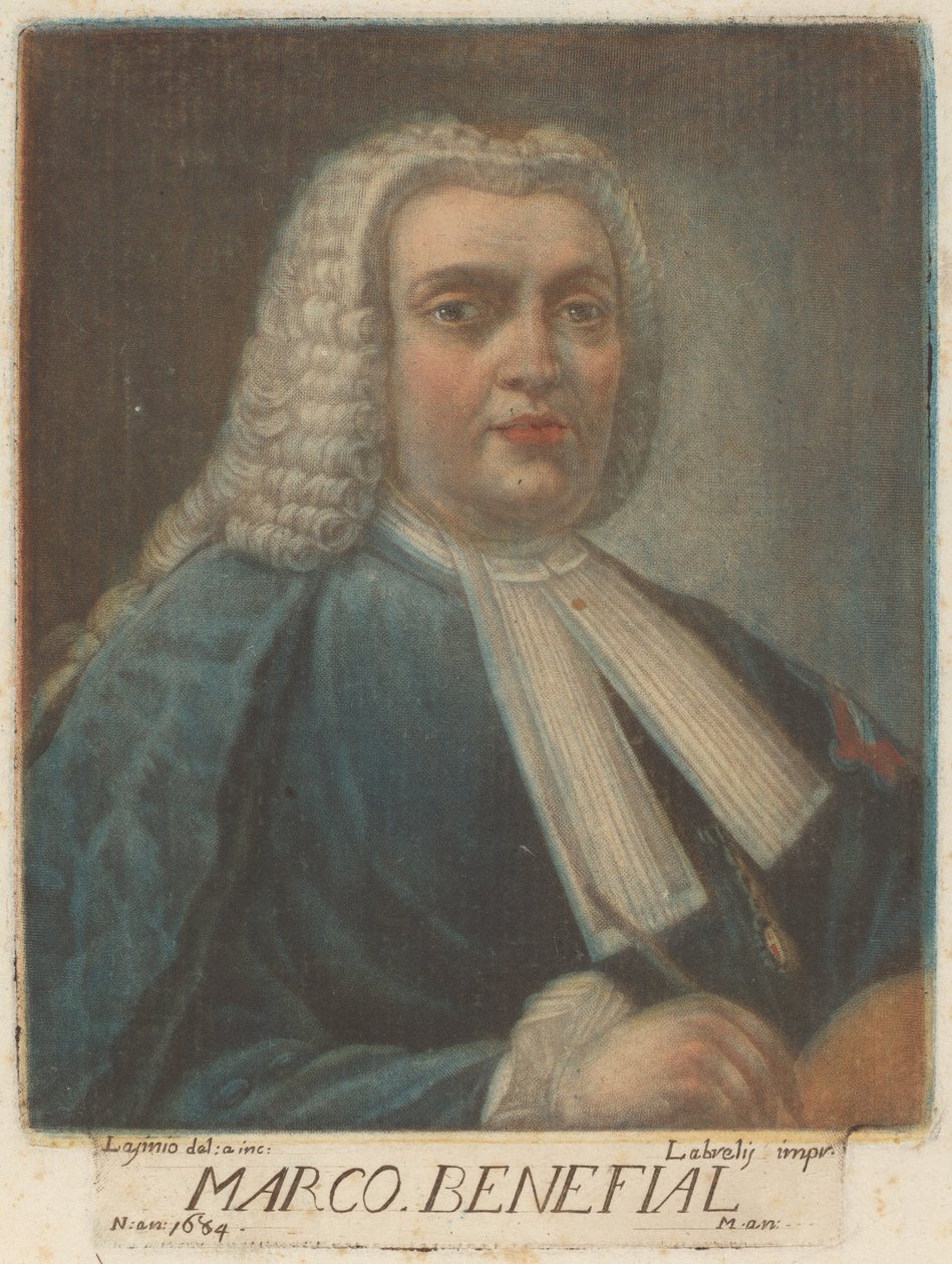Marco Benefial, 1789. od Carlo Lasinio