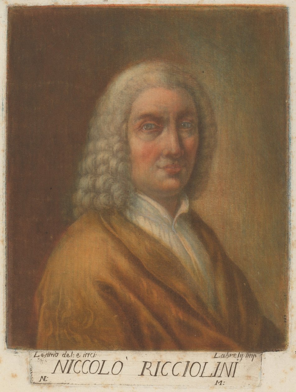 Niccolo Ricciolini, 1789. od Carlo Lasinio