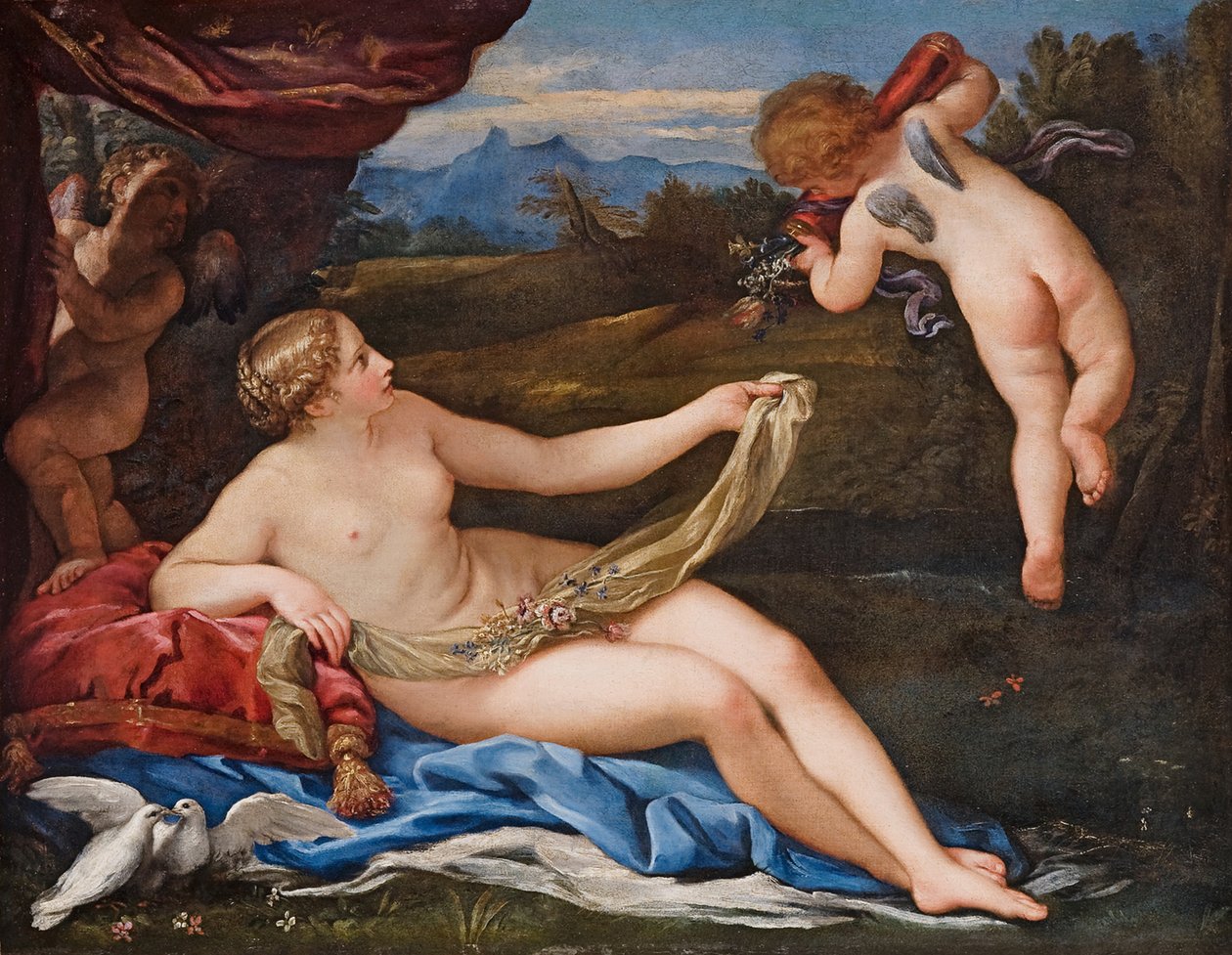 Venuše a Amor od Carlo Maratta