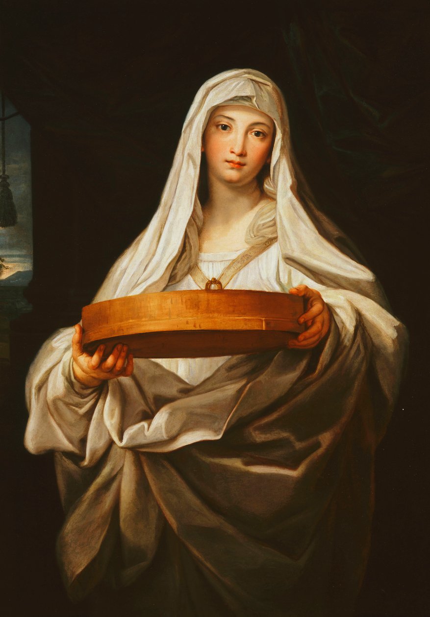 Vestal Tuccia, c.1760 od Carlo Maratta or Maratti