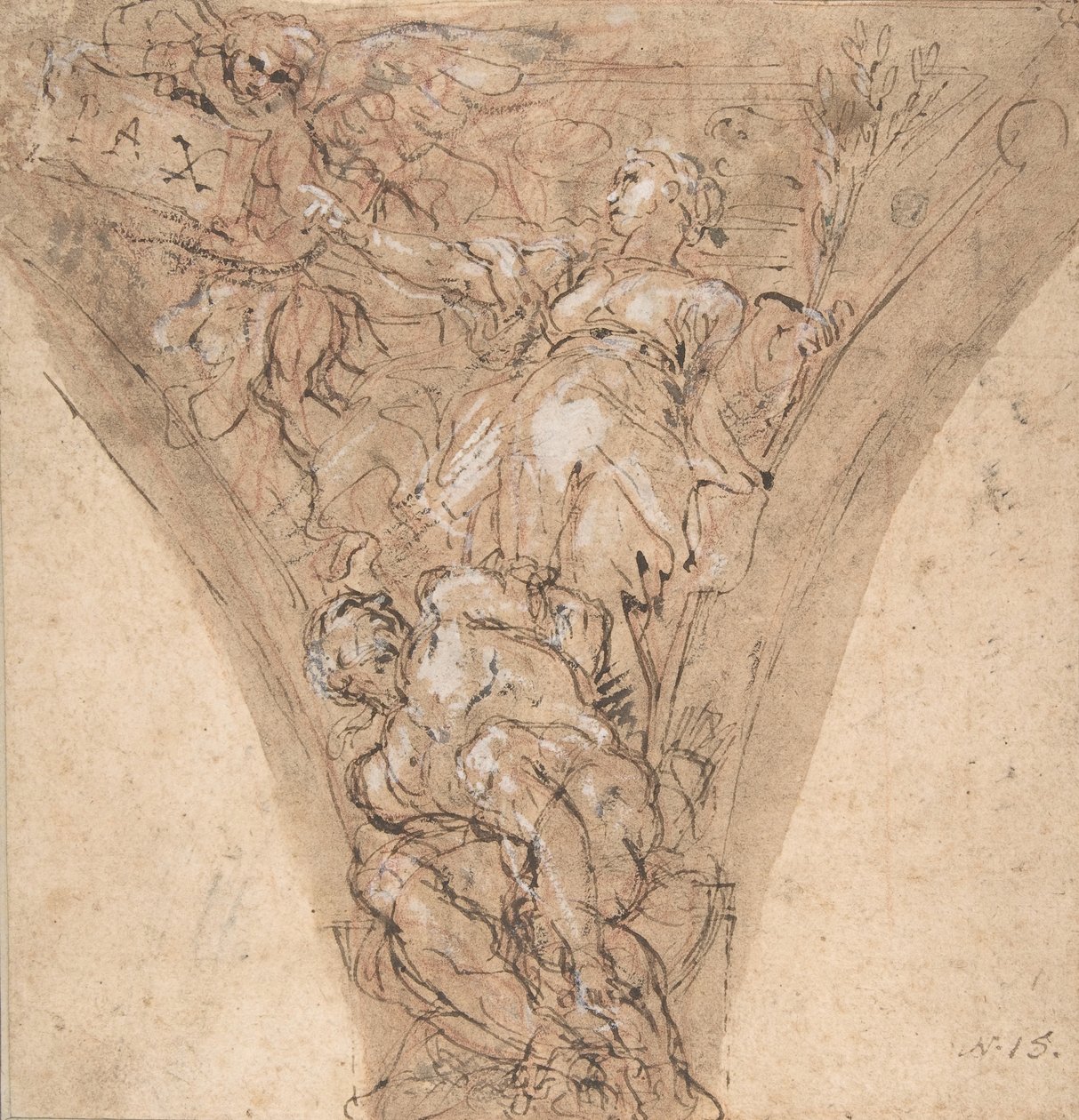 Alegorická postava míru, 1625-1713. od Carlo Maratti
