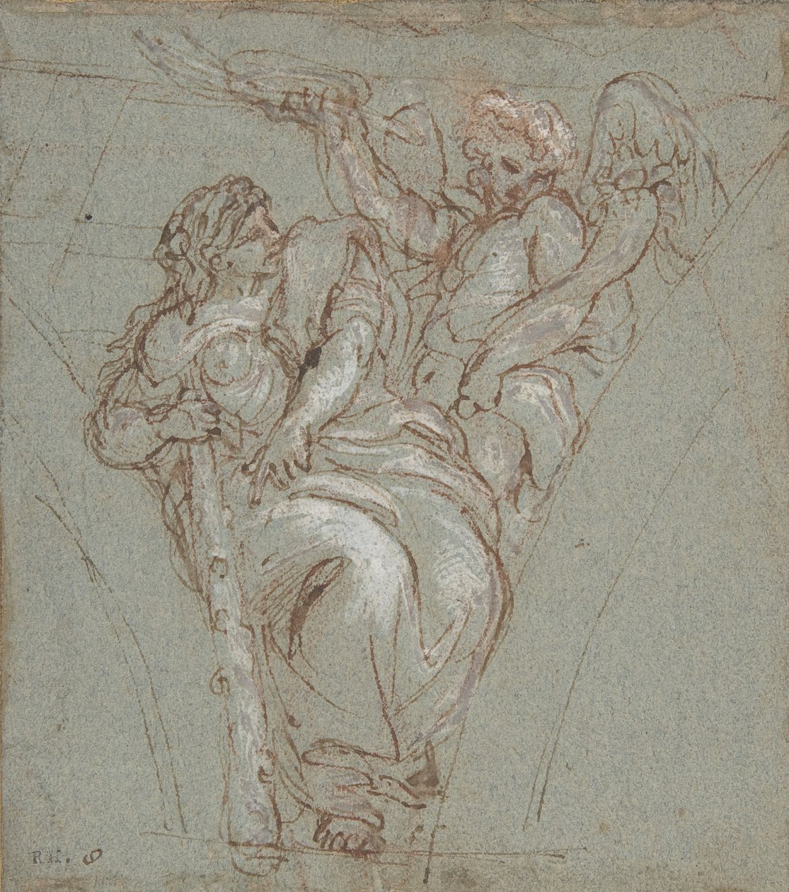 Ctnost korunovaná cti, 1670-76. od Carlo Maratti
