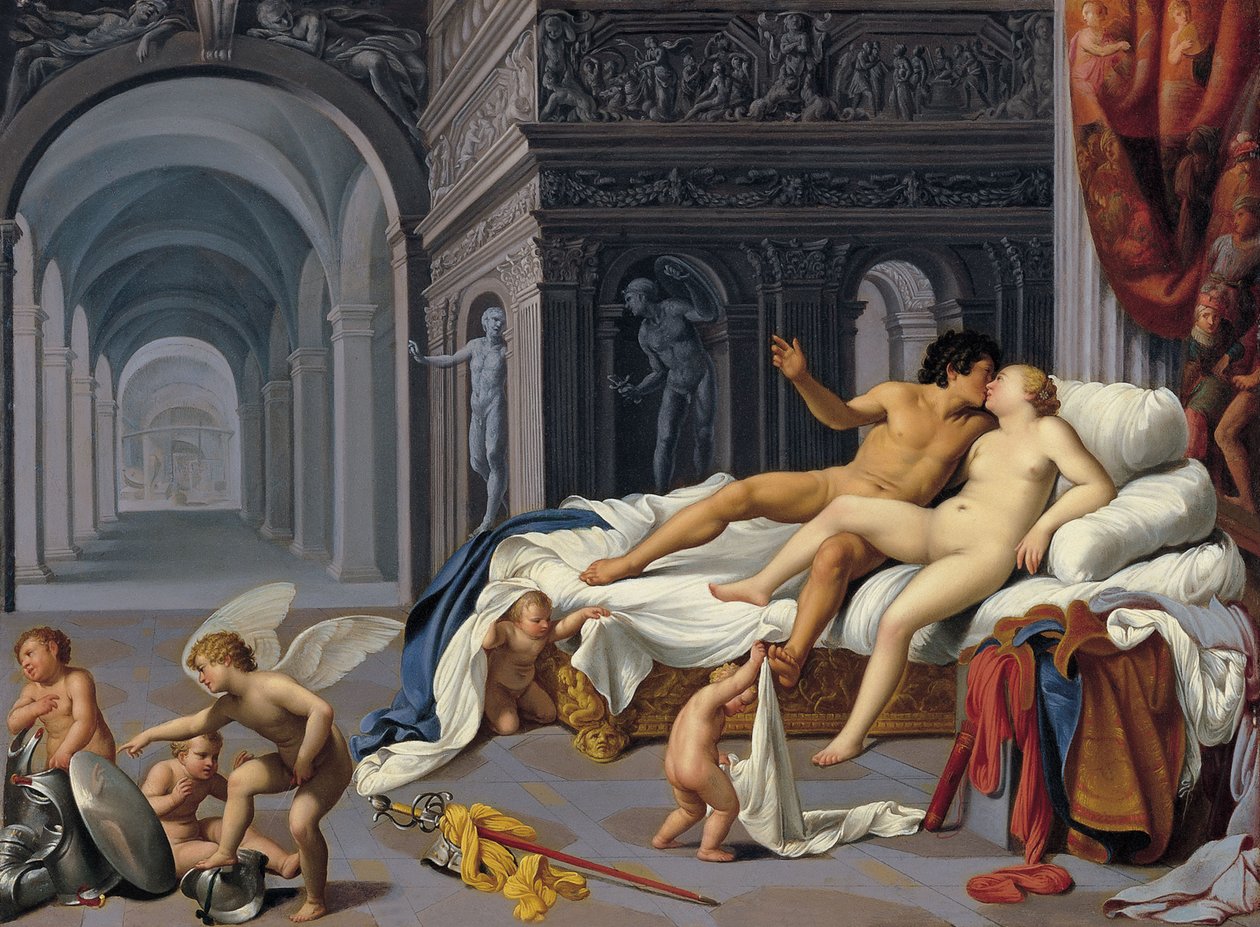Venuše a Mars od Carlo Saraceni