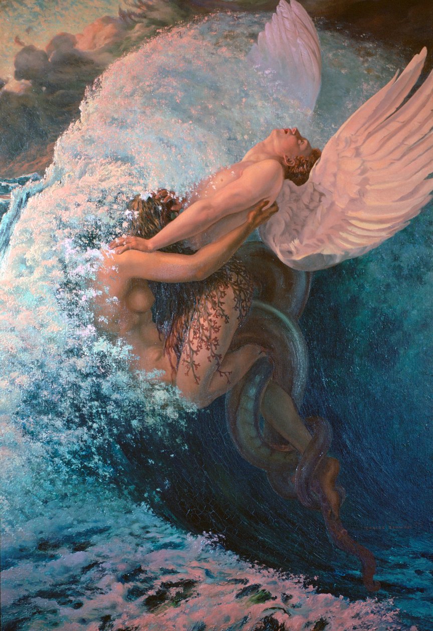Slezina a ideál, 1907 od Carlos Schwabe