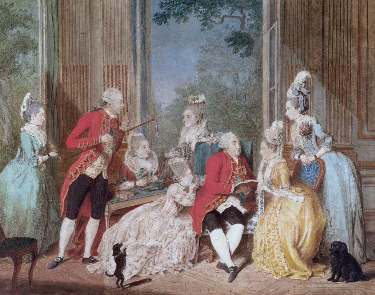 Salon of Philippe Egalite (1747-93) Duc d