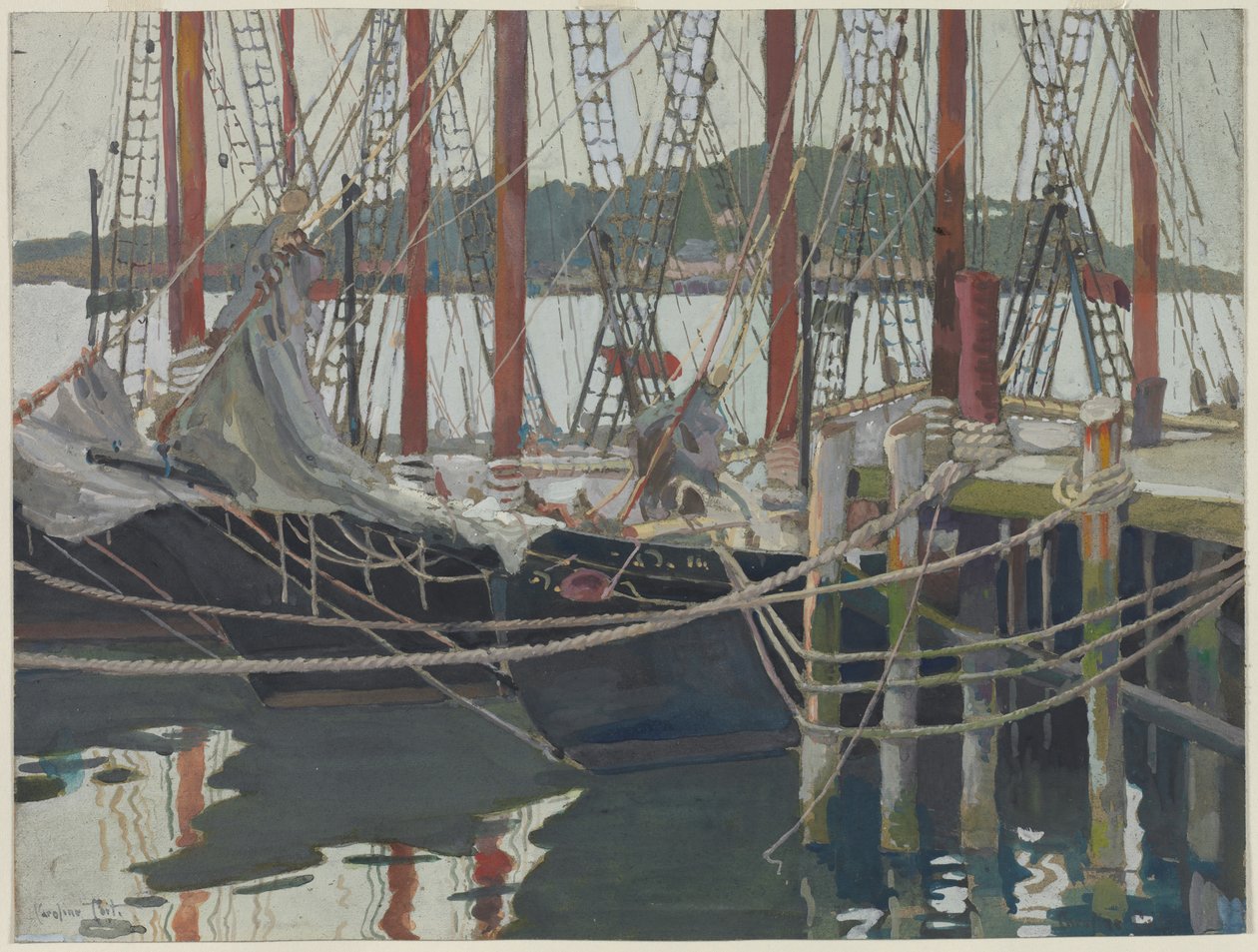 Idle Days, Gloucester, Massachusetts od Caroline Coit