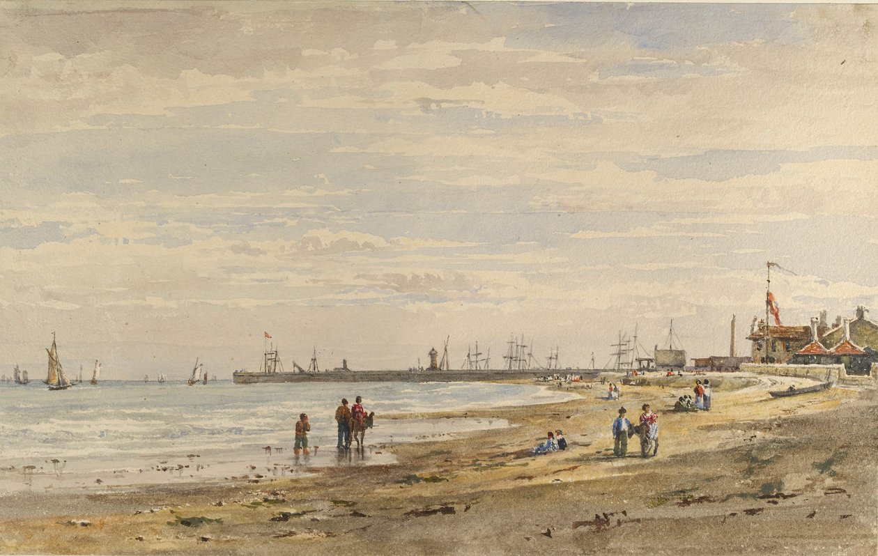Ramsgate Pier, srpen 1838 od Caroline Davidson