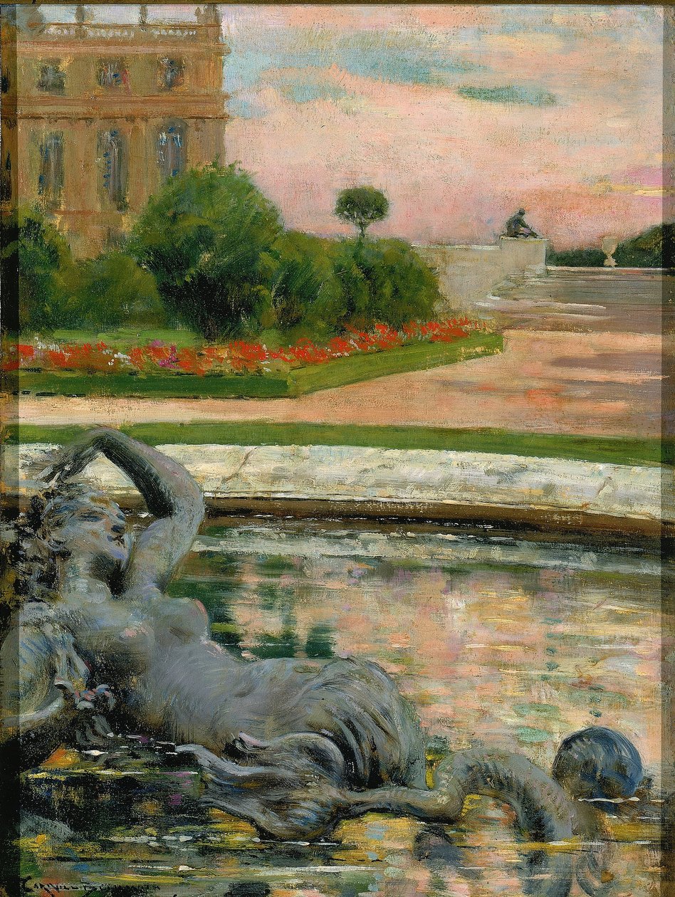 Parterre du Nord, Fontaine des Sirenes od Carroll Beckwith