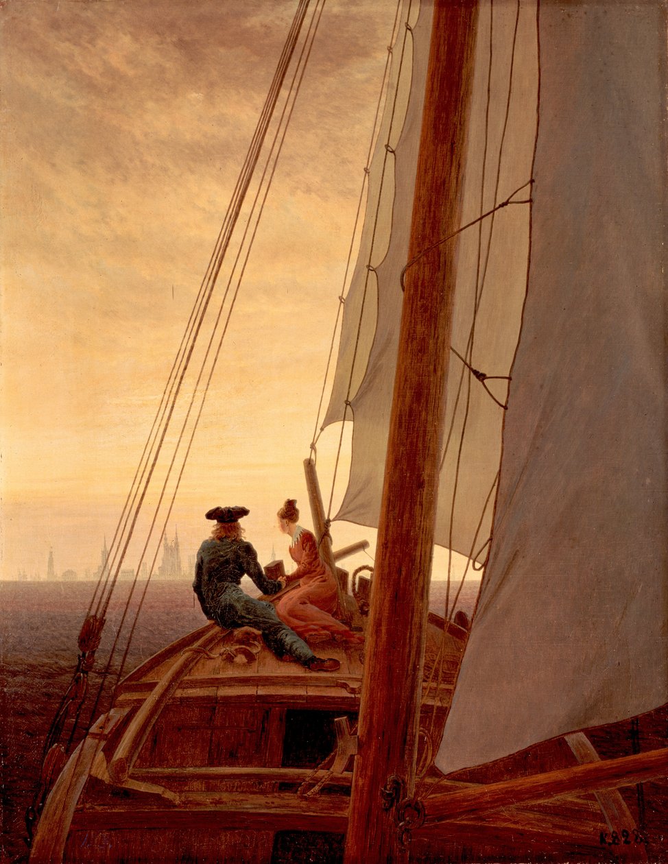 Na námořníka od Caspar David Friedrich