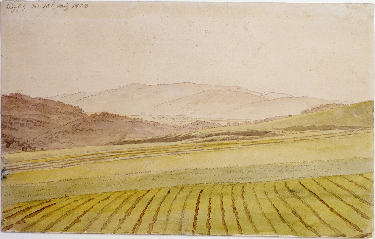 Česká krajina od Caspar David Friedrich