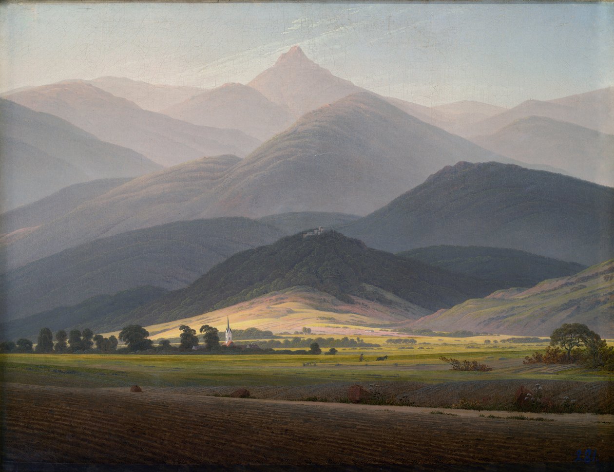 Pohled z Warmbrunnu na malou kuklu od Caspar David Friedrich