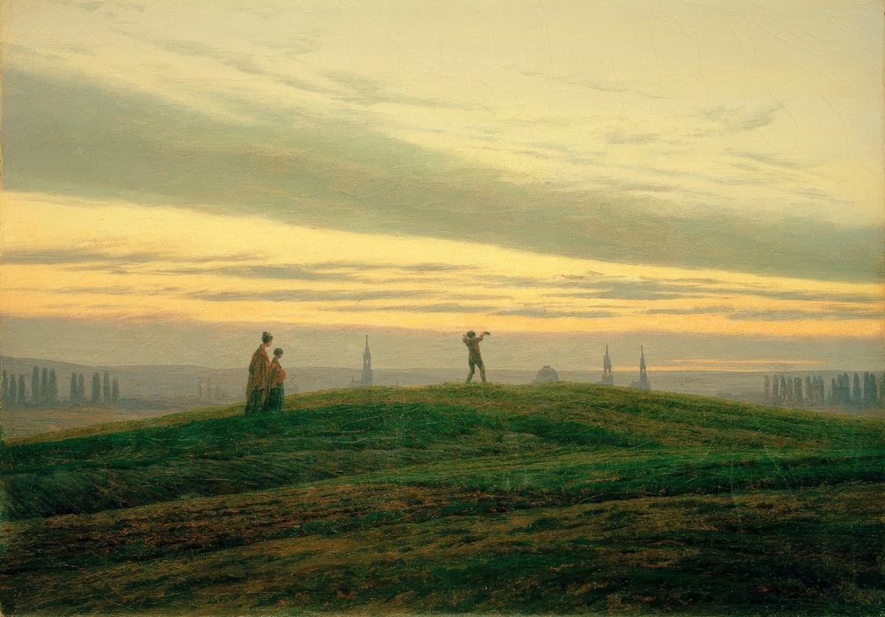 Večerní hvězda od Caspar David Friedrich
