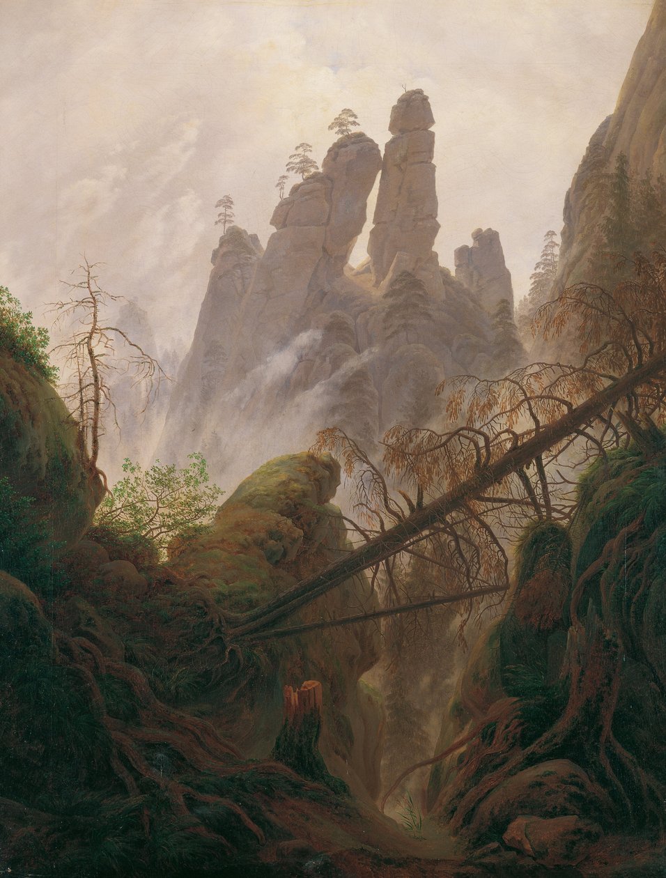 Mnich u moře od Caspar David Friedrich