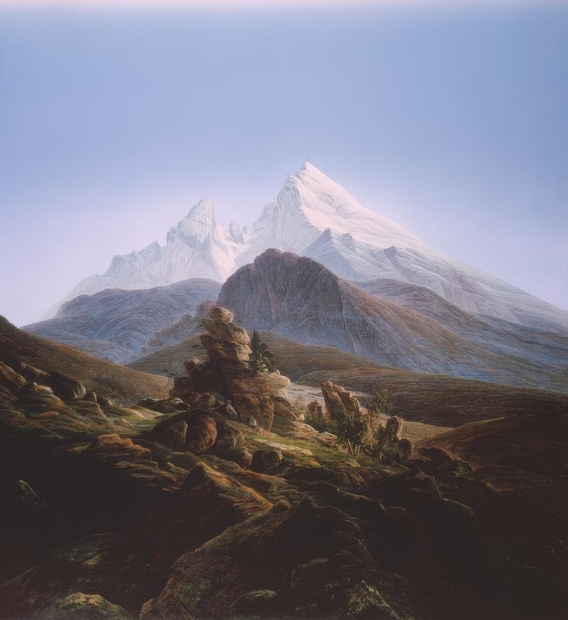 Watzmann od Caspar David Friedrich