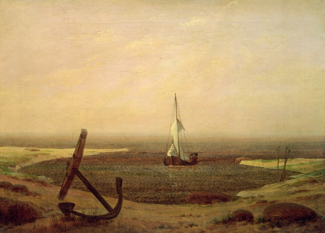 Večer od Caspar David Friedrich