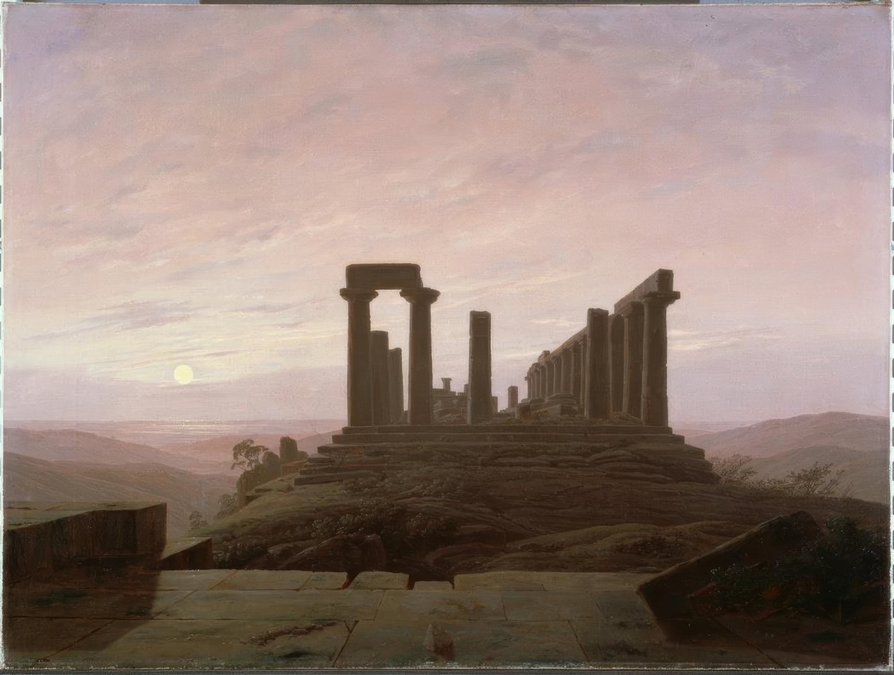Junotempel v Agrigentu od Caspar David Friedrich