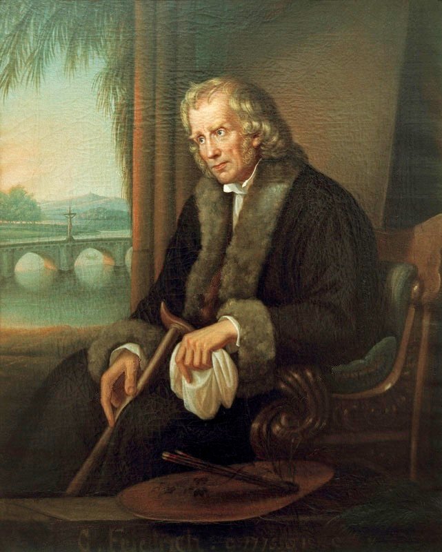 Portrét Caspara Davida Friedricha od Caspar David Friedrich