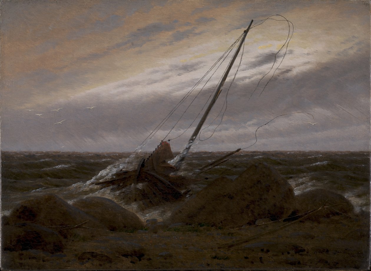Po bouřce od Caspar David Friedrich