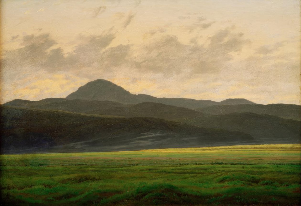 Horská krajina v Čechách od Caspar David Friedrich
