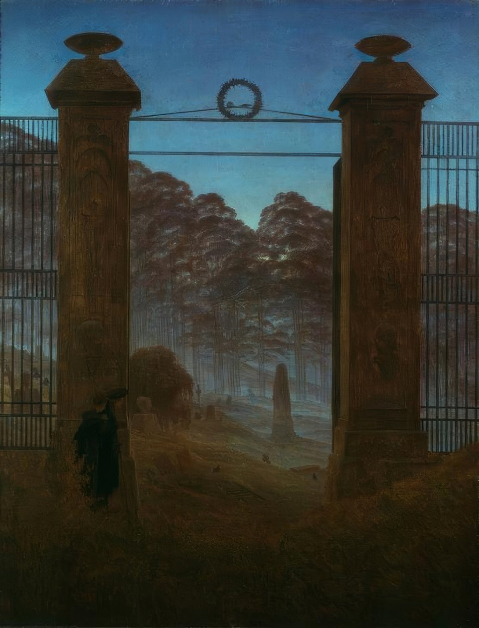 hřbitov od Caspar David Friedrich