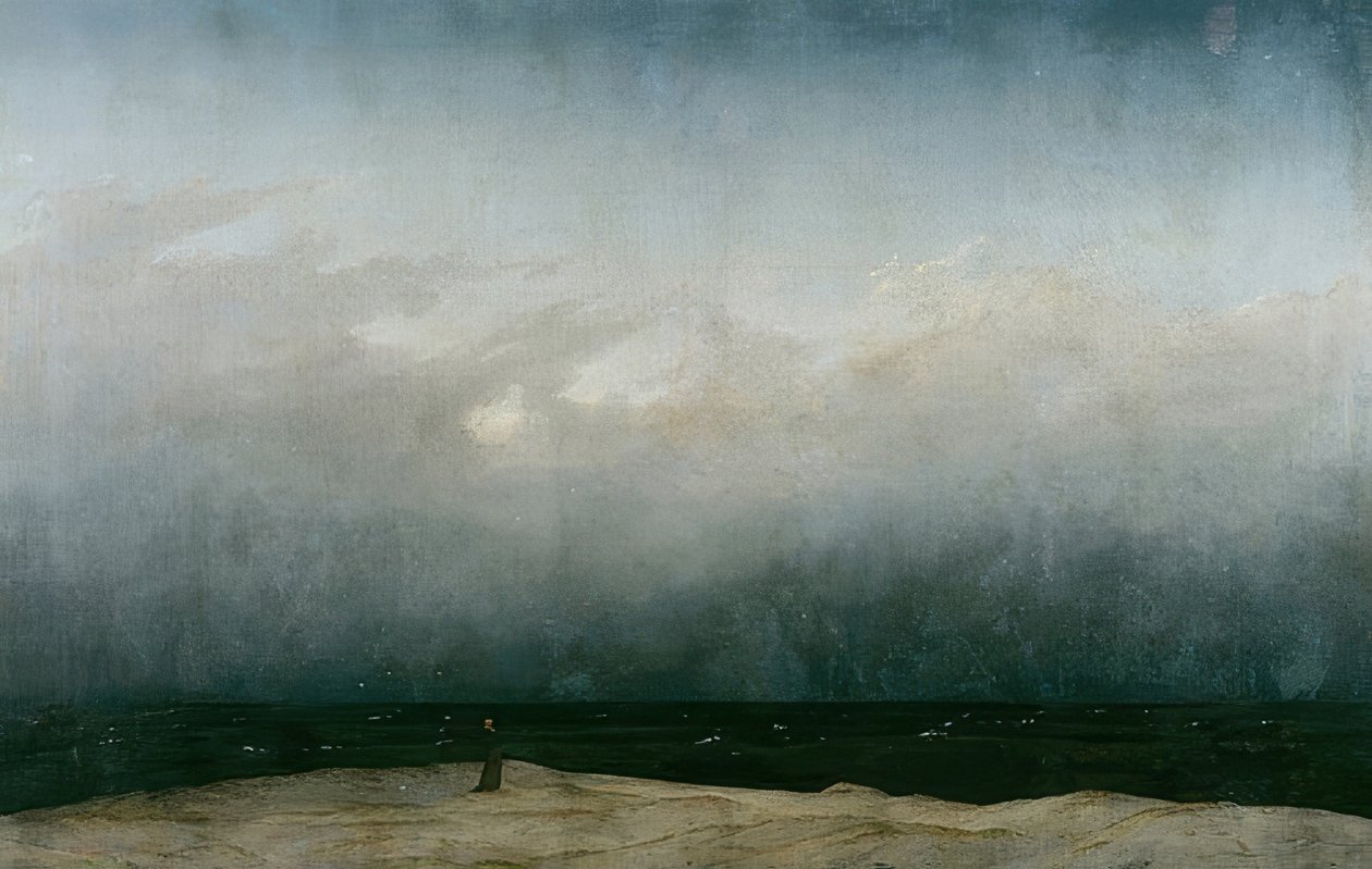 Mnich u moře. 1808-1810 od Caspar David Friedrich