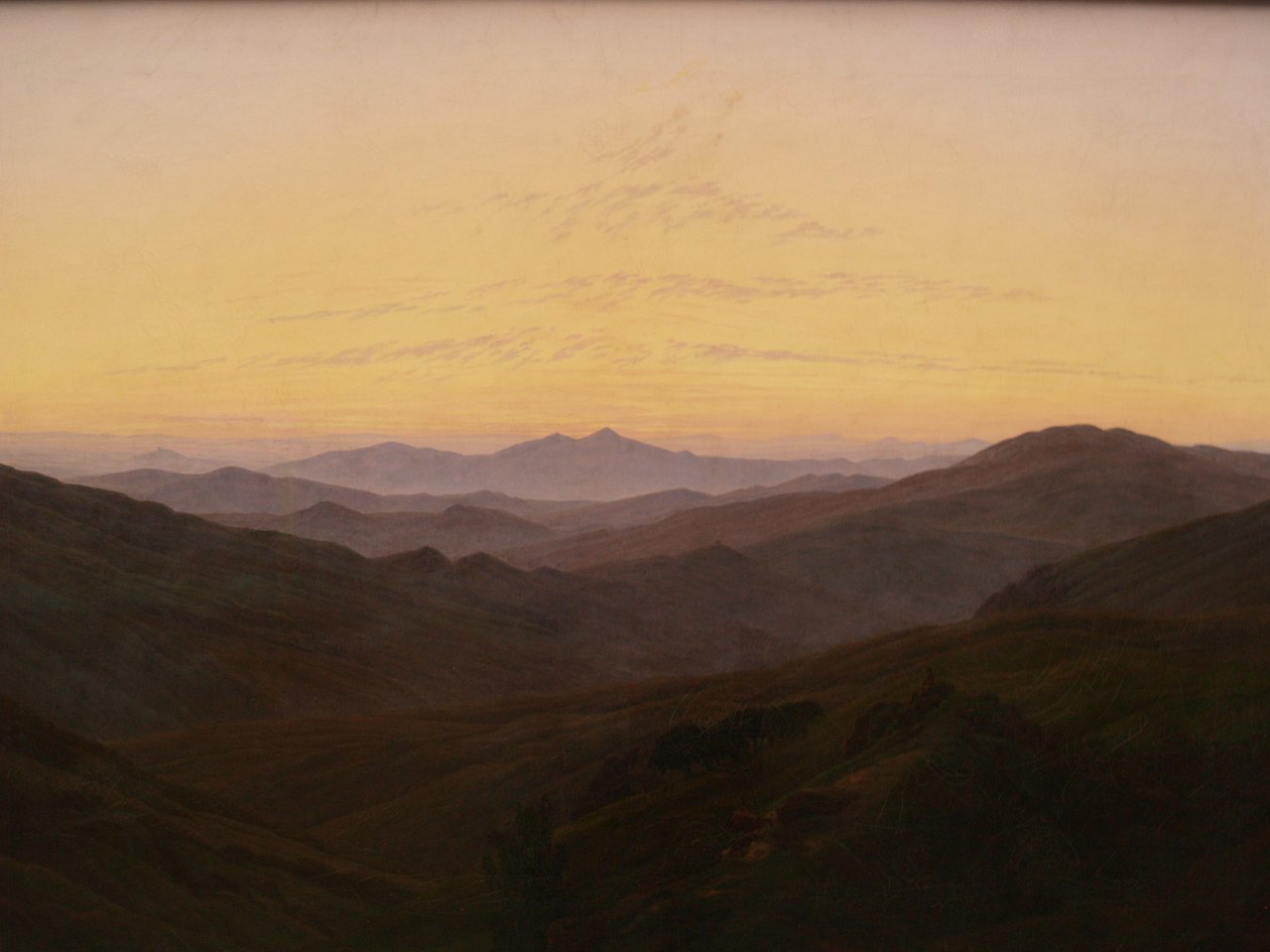 Němčina: Krkonoše Krkonoše od Caspar David Friedrich