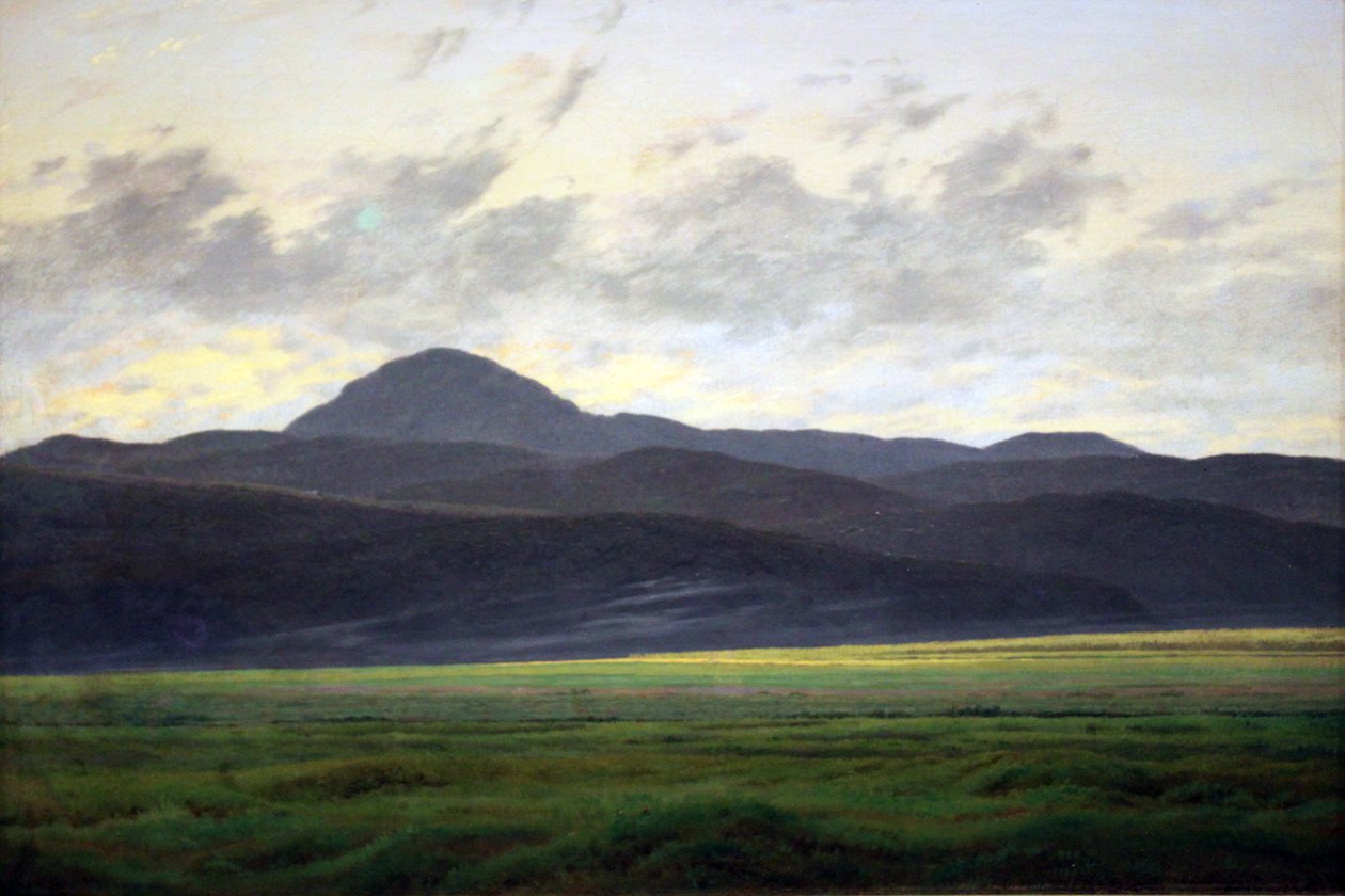 Horská krajina v Čechách od Caspar David Friedrich