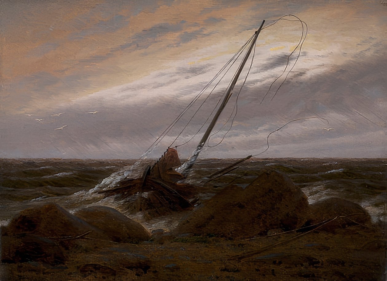 Po bouřce. 1817 od Caspar David Friedrich