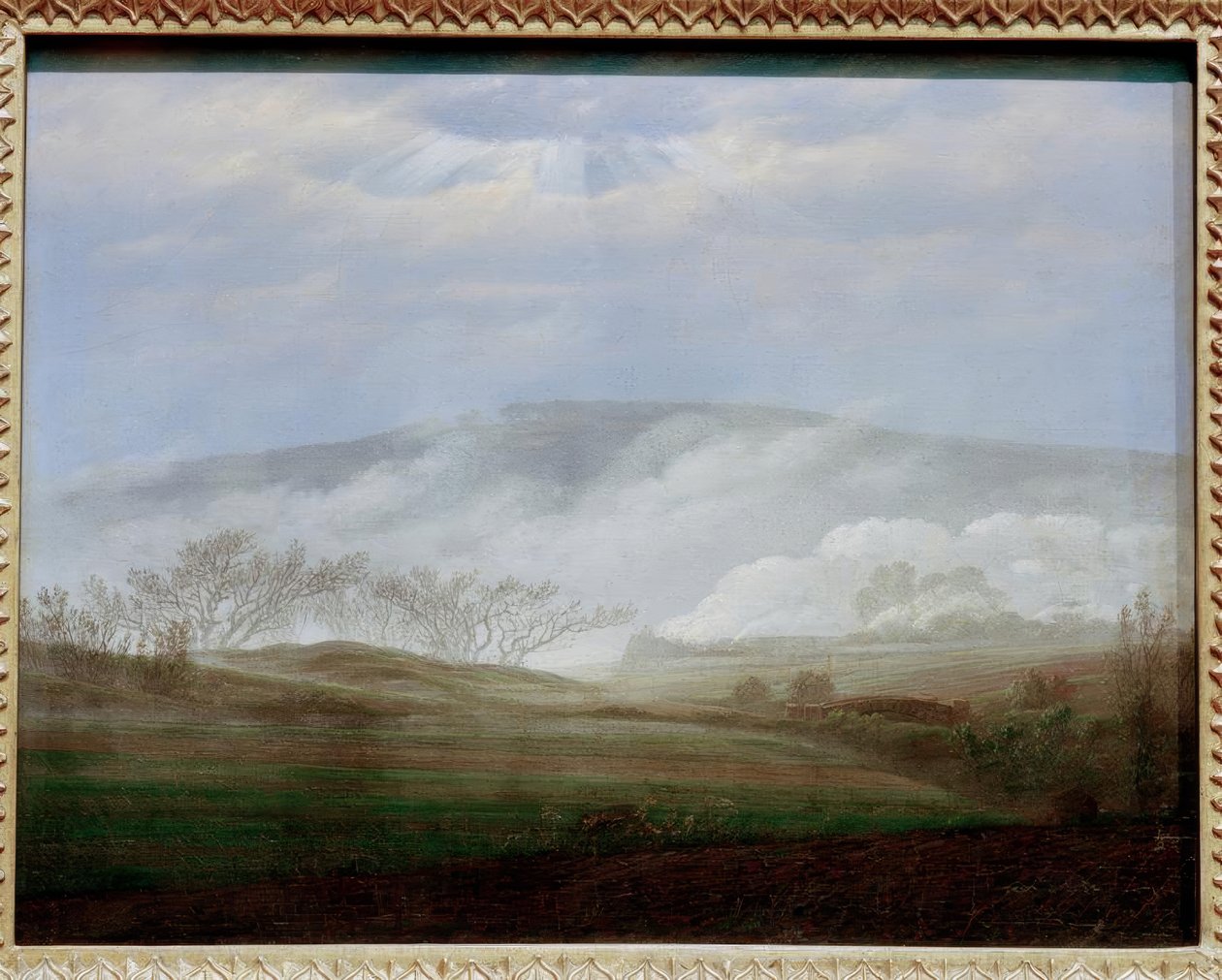 Mlha v údolí Labe od Caspar David Friedrich
