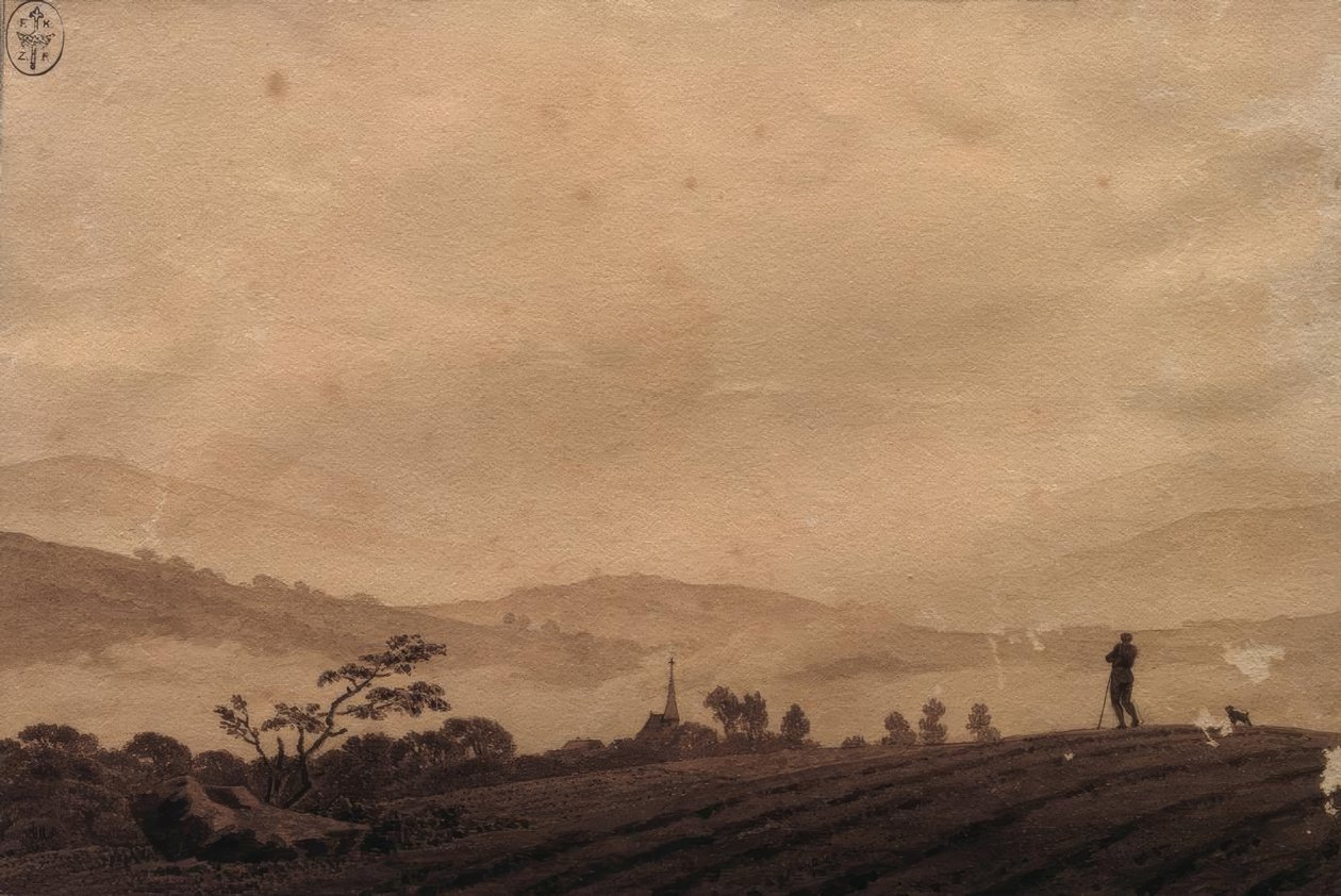 Mlhavé ráno od Caspar David Friedrich