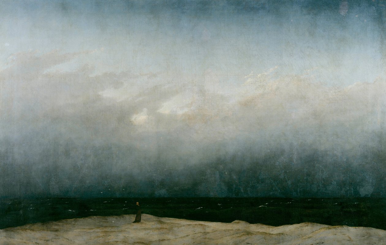 Mnich u moře, 1808-1810 od Caspar David Friedrich