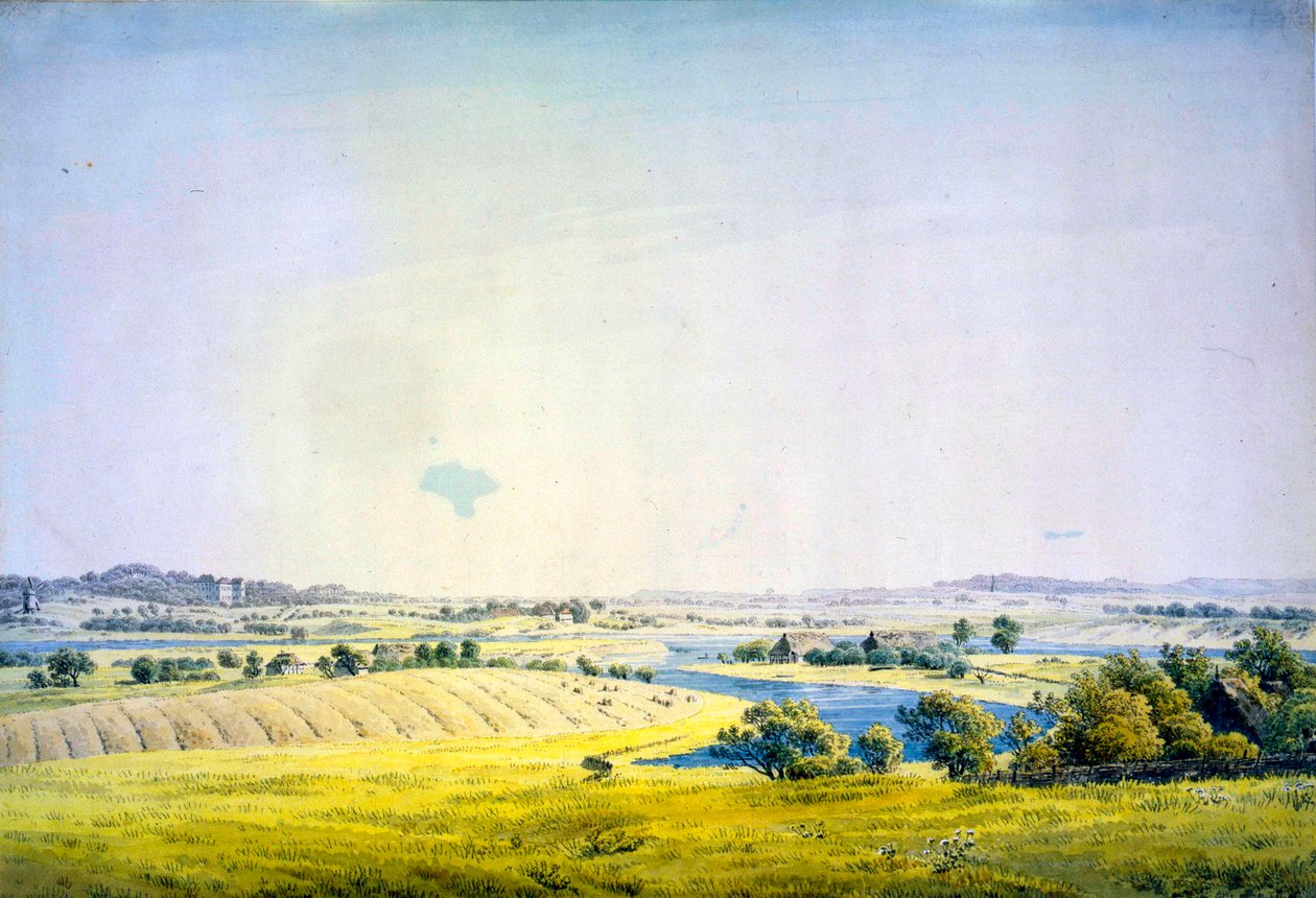 Pohled na Putbus, 1824-1825. od Caspar David Friedrich