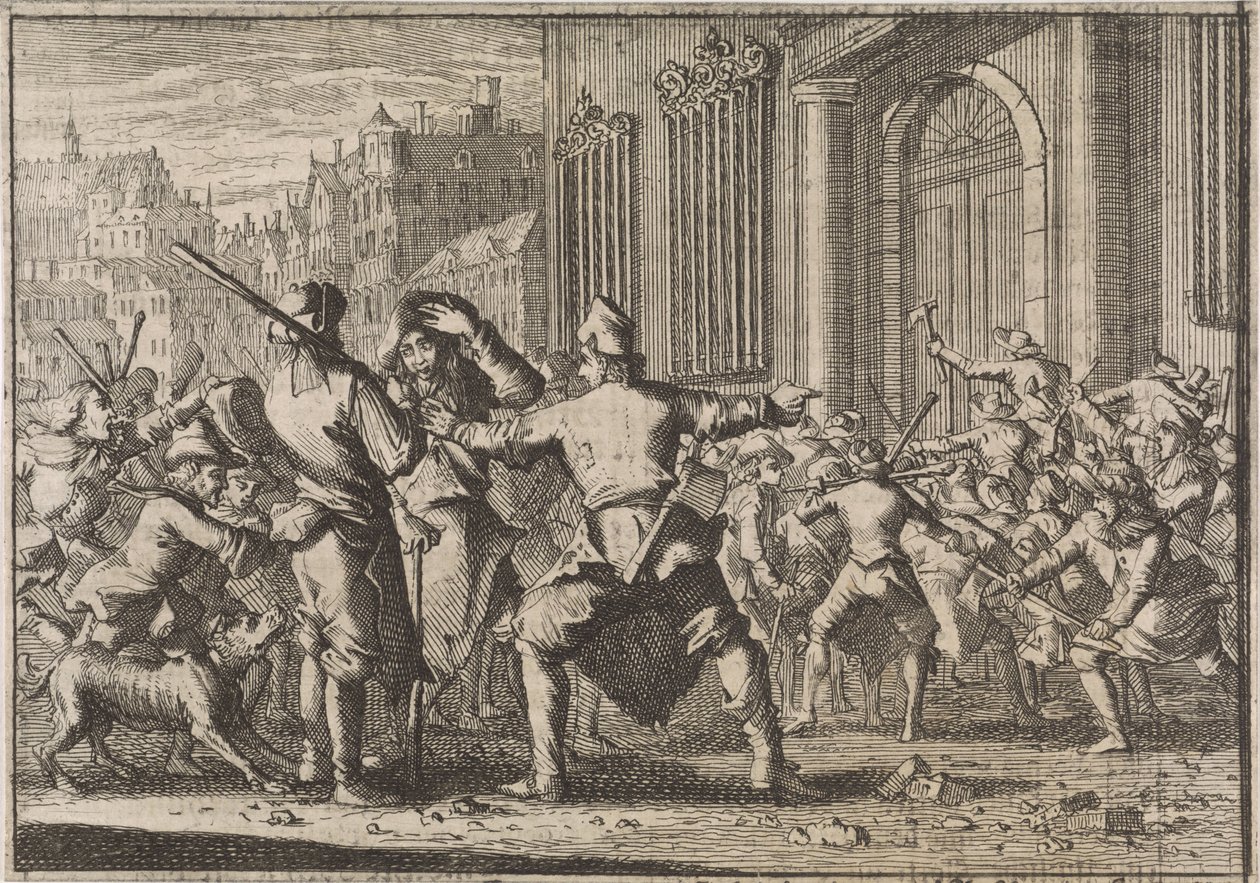 Vzpoura v Barceloně, 1640 od Caspar Luyken (attributed to)