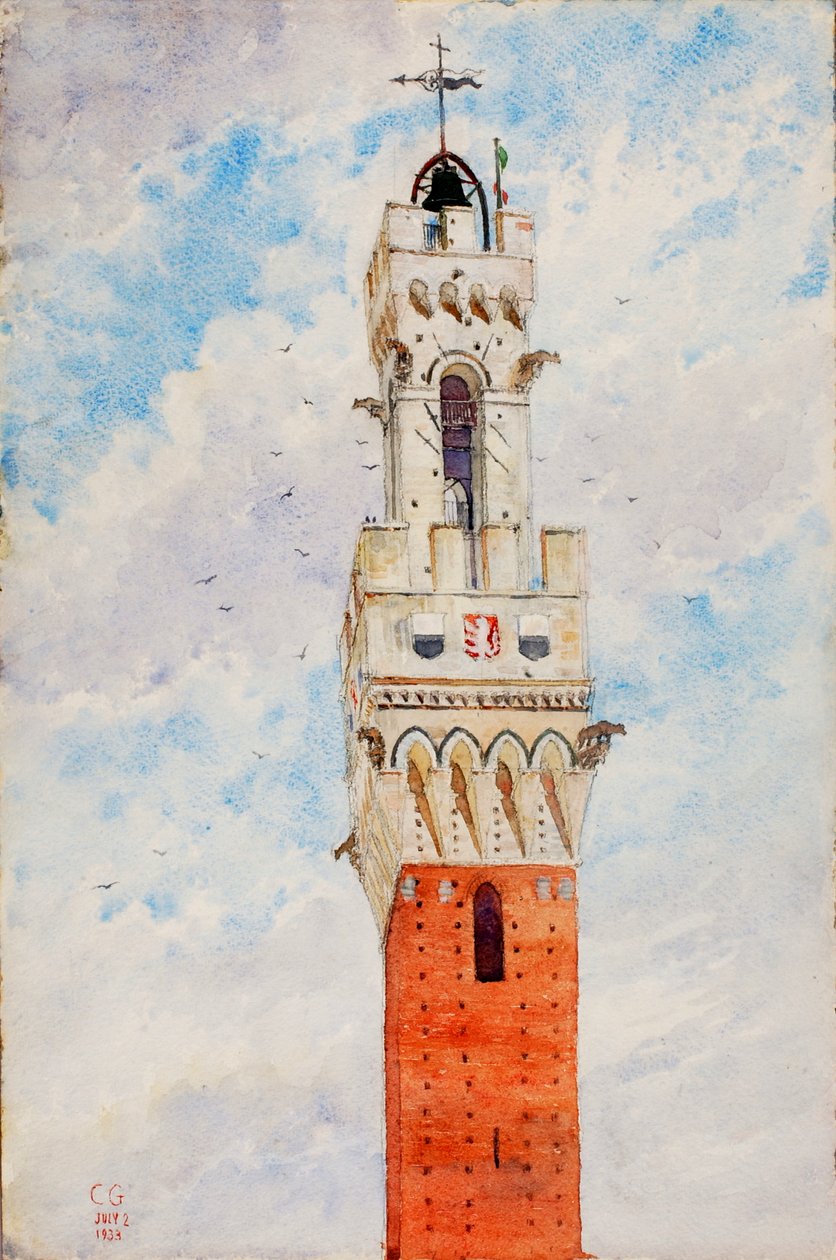 Zvonice, Itálie, 1933. od Cass Gilbert