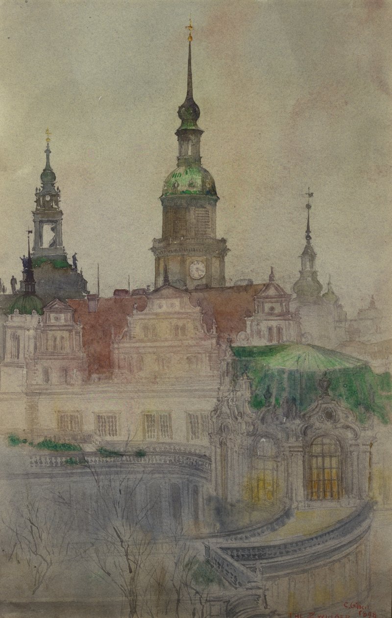 Věže Zwinger, Drážďany od Cass Gilbert