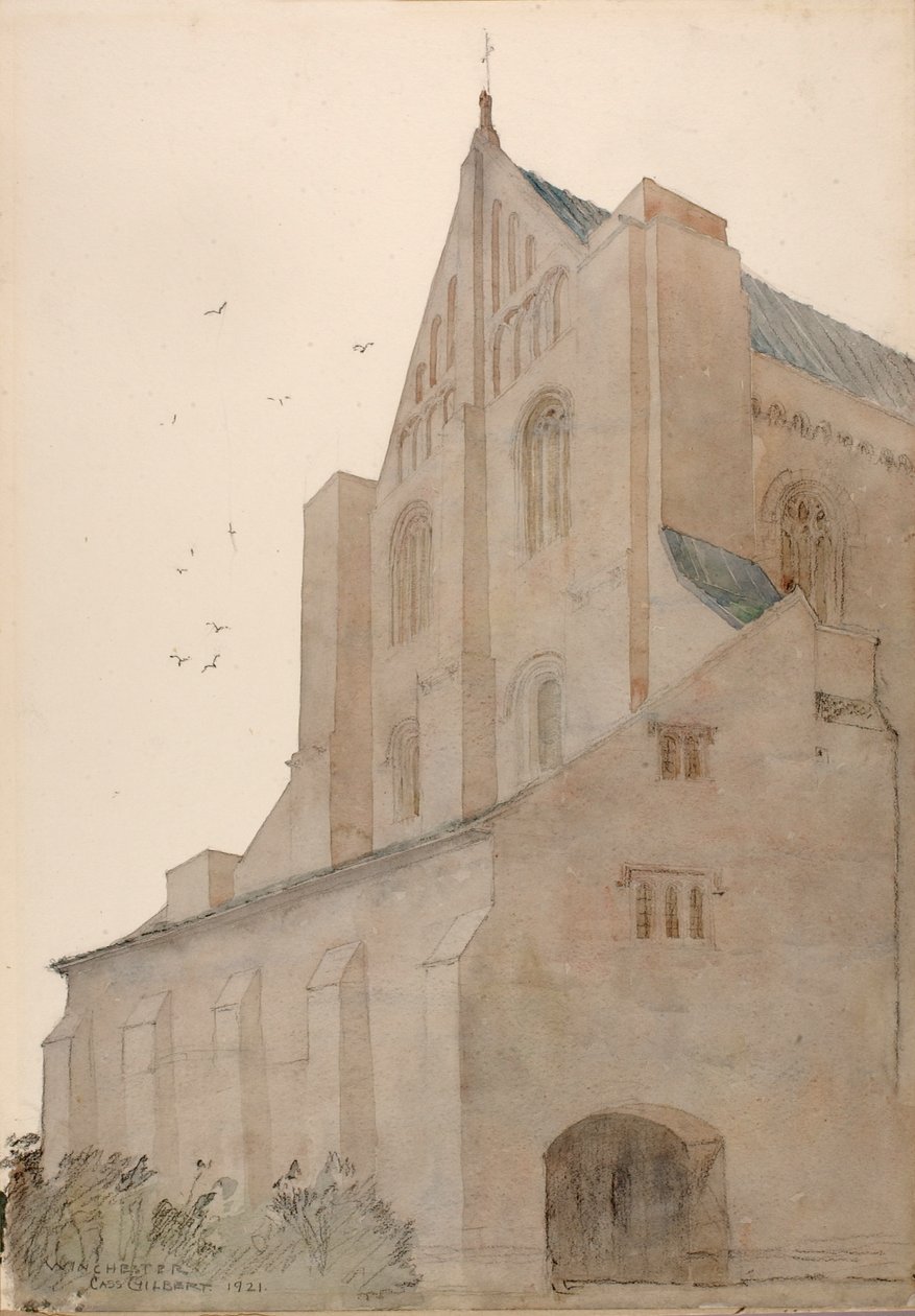 Winchester, Anglie od Cass Gilbert