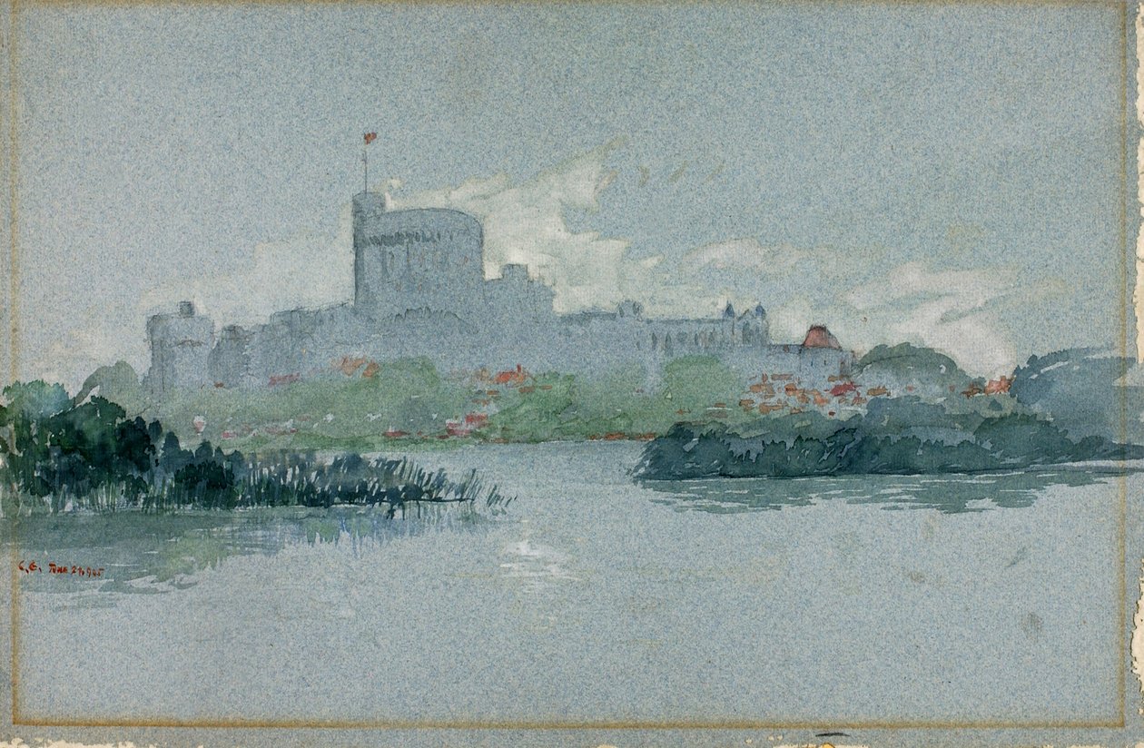 Hrad Windsor, Anglie, 1905. od Cass Gilbert