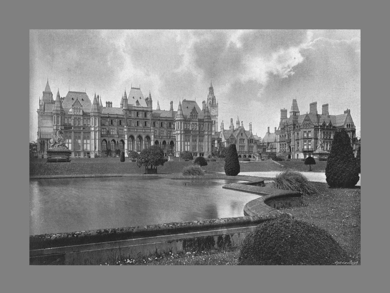 Eaton Hall, C1900 od Catherall and Pritchard
