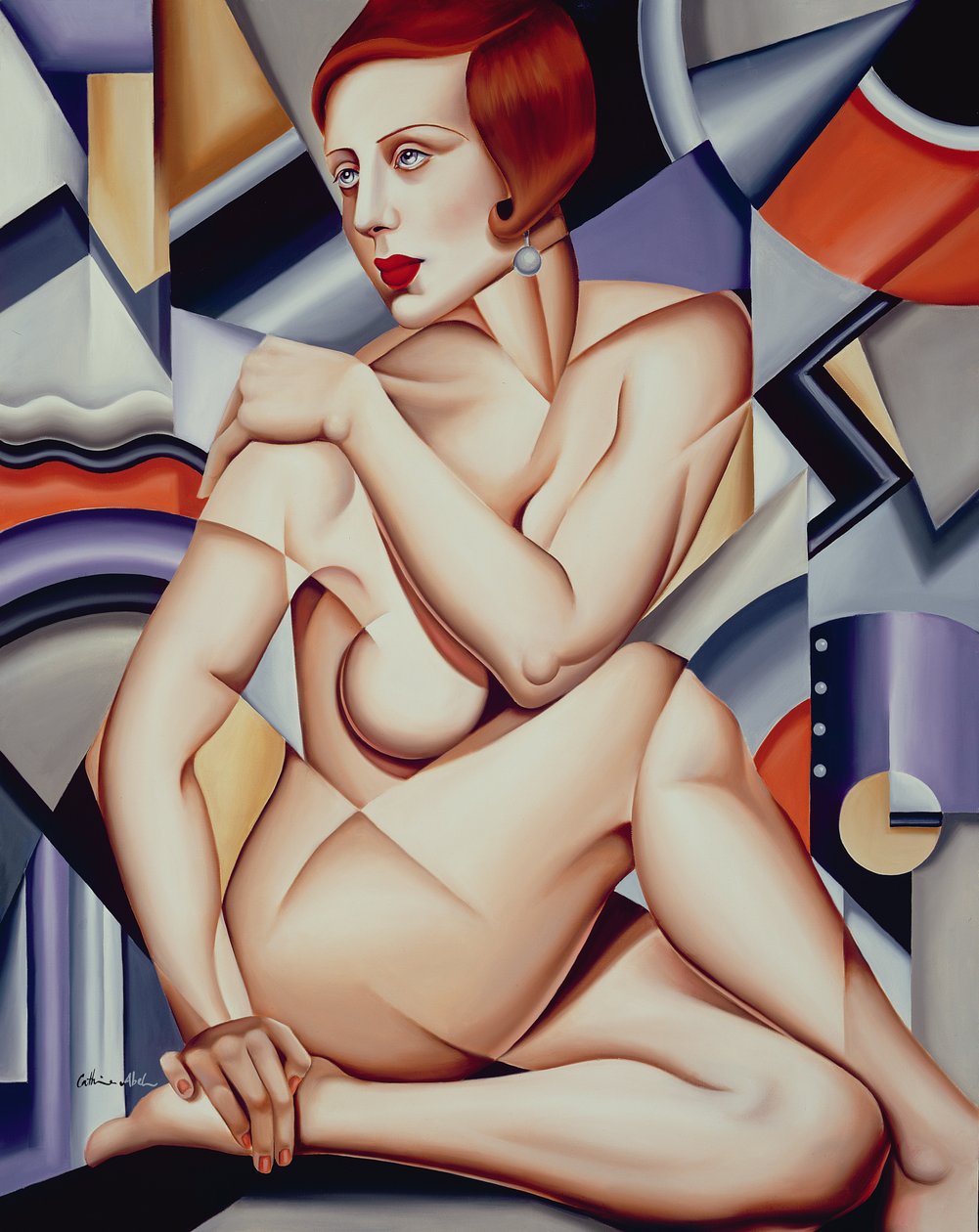Kubistický akt od Catherine Abel
