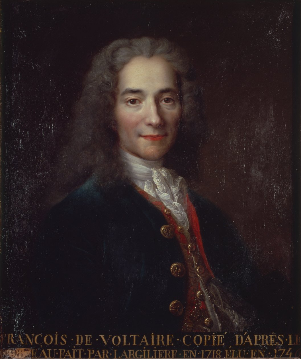 Portrét Voltaira od Catherine Lusurier