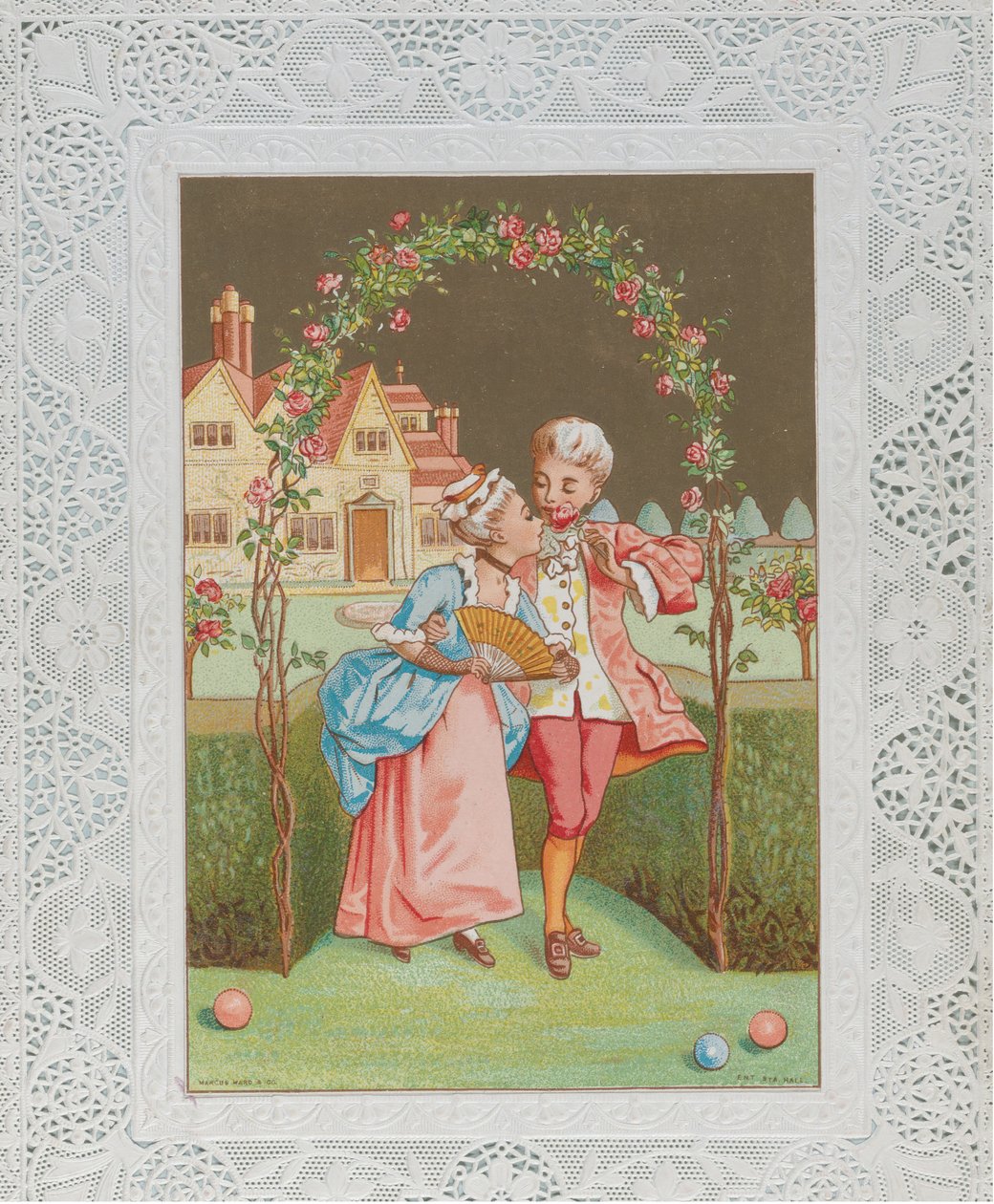 Valentine, ca. 1880. od Catherine Greenaway