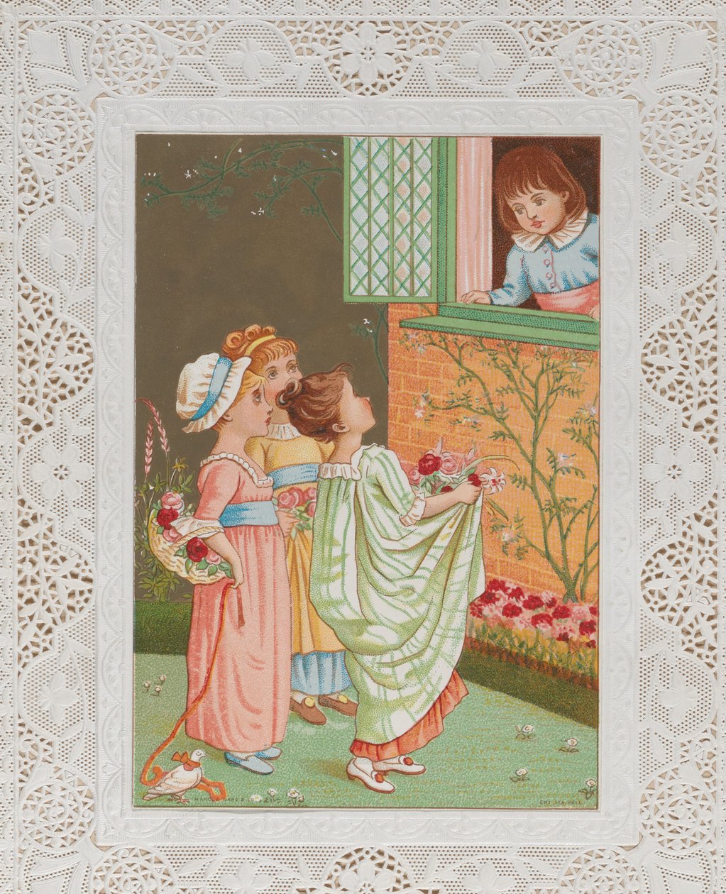 Valentine, ca. 1880. od Catherine Greenaway