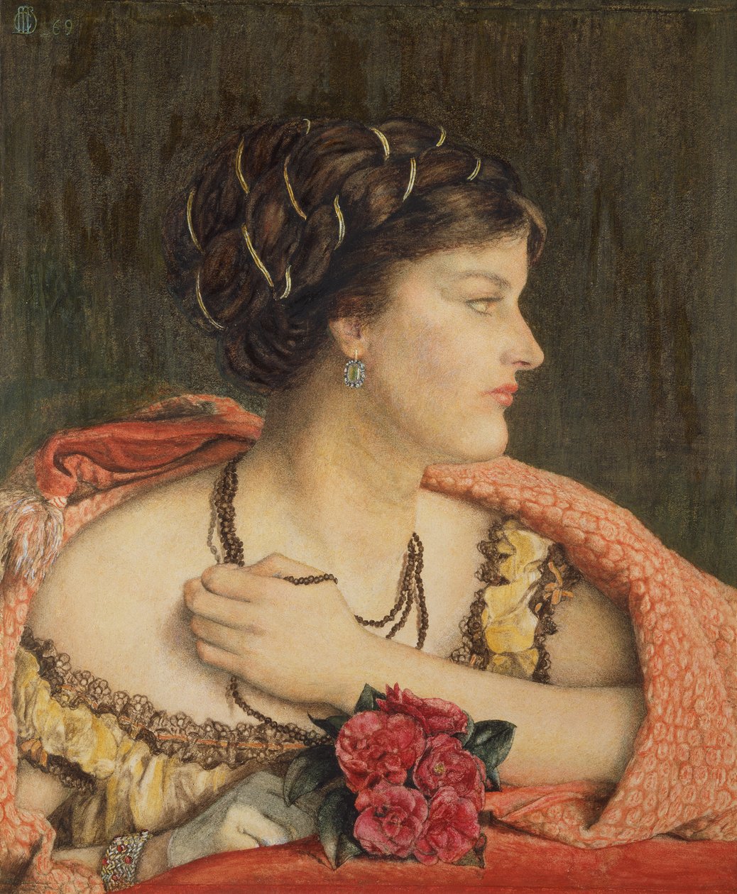 V Opeře od Catherine Nee Madox Brown Hueffer