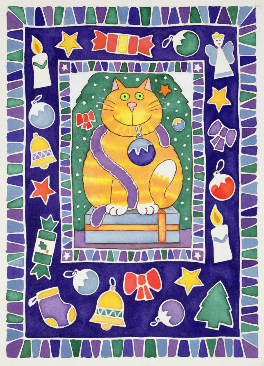 A Cats Christmas, 1995 (wc) od Cathy Baxter