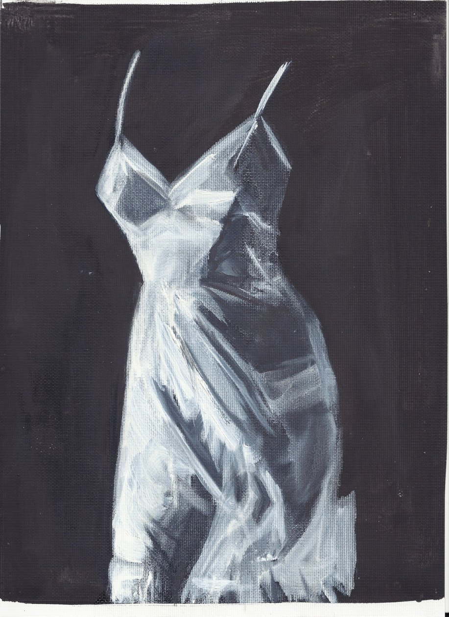 Růže 2, 2012 (olej a akryl na papíře) od Cathy Lomax