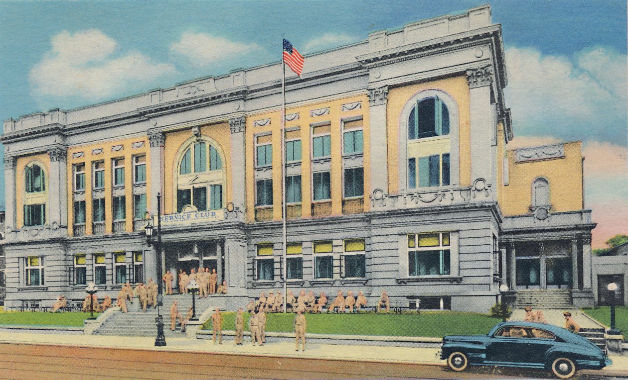 Servisní klub, 1942 od Caufield and Shook