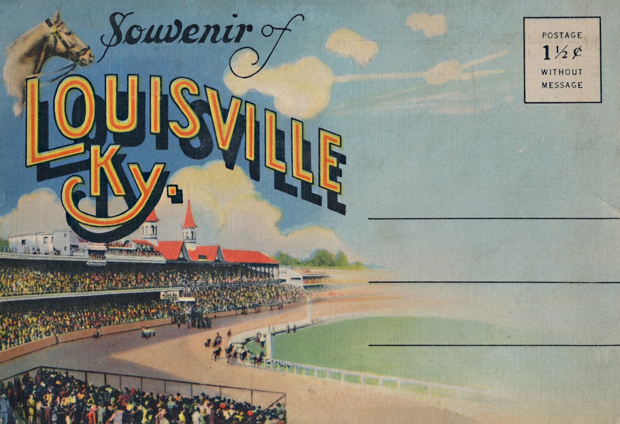 Suvenýr z Louisville Ky., 1942 od Caufield and Shook